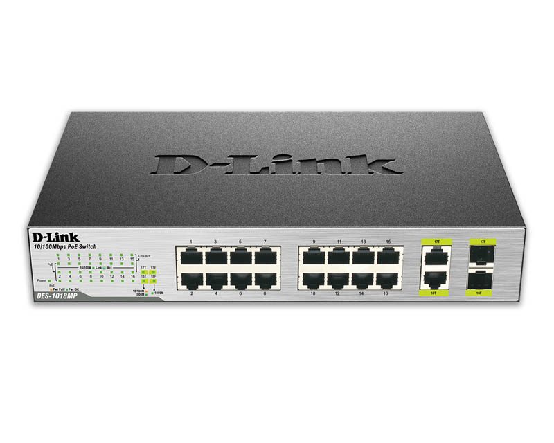 D-Link DES-1018MP PoE Switch