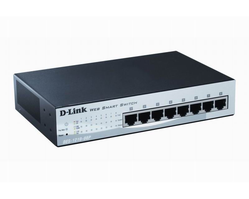 D-Link DES-1210-08P PoE Switch