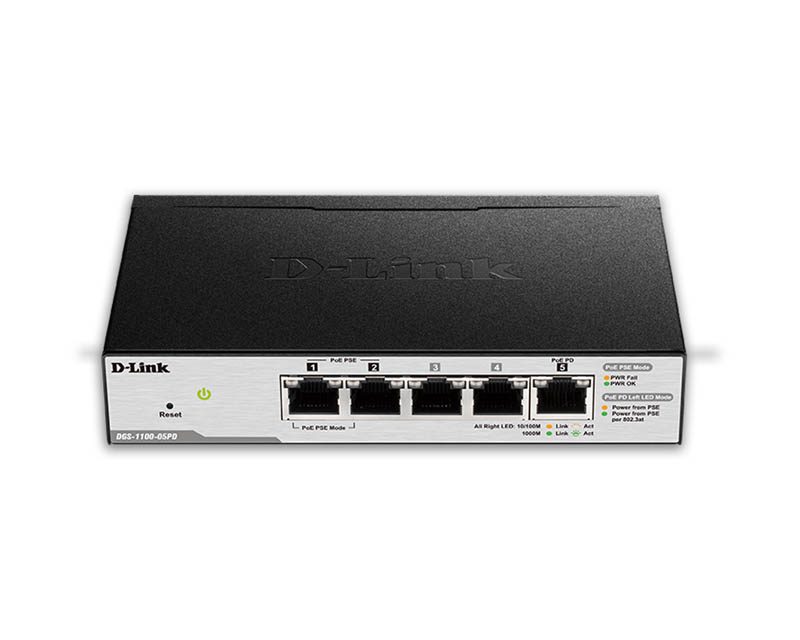 D-Link DGS-1100-05PD PoE switch