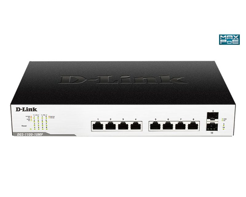 D-Link DGS-1100-10MP PoE switch